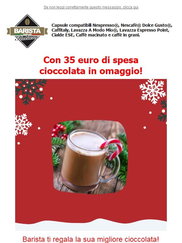 Acquista Barista Italiano e ricevi la cioccolata in omaggio!