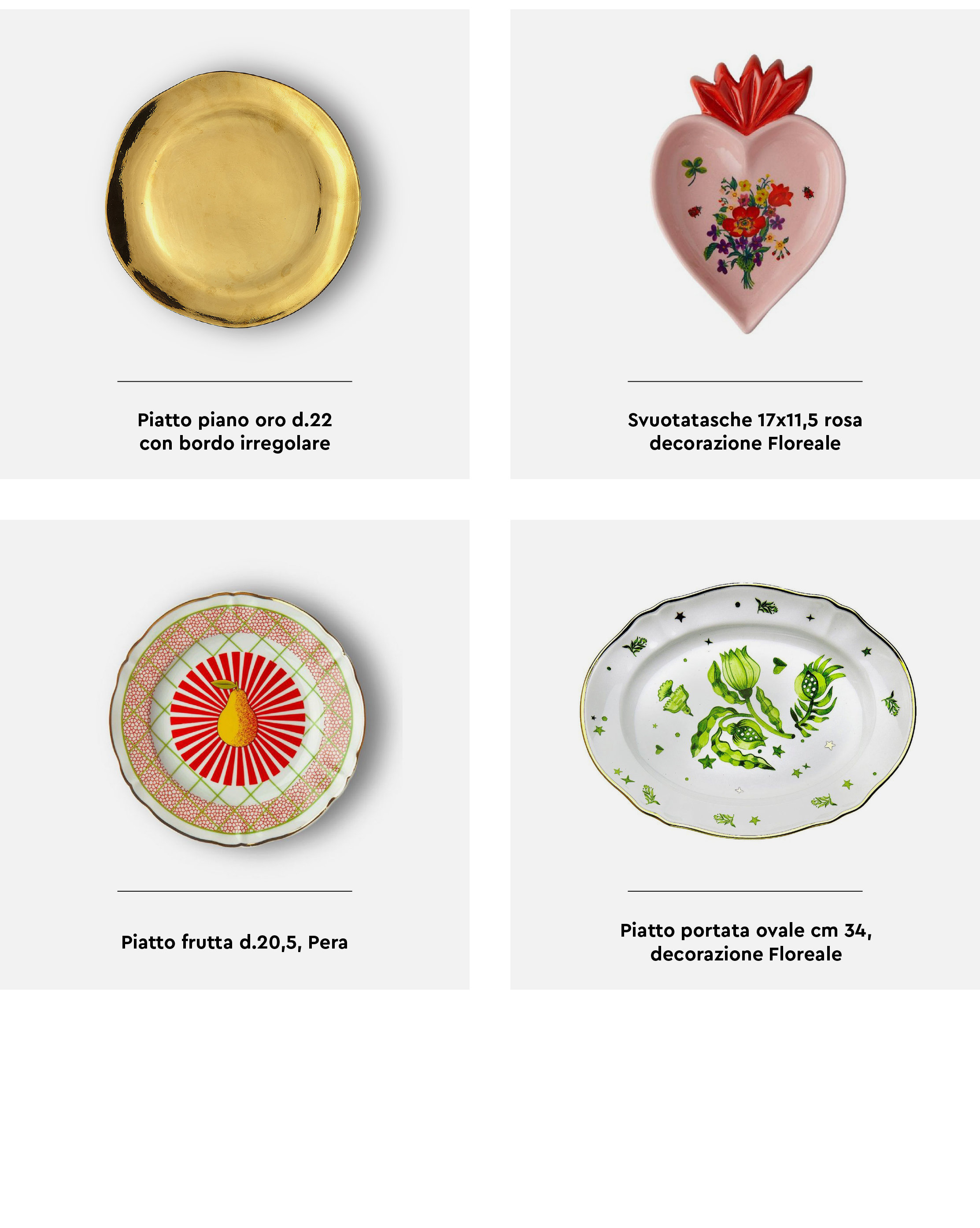 Funky Table Bitossi - piatti e accessori per la cucina