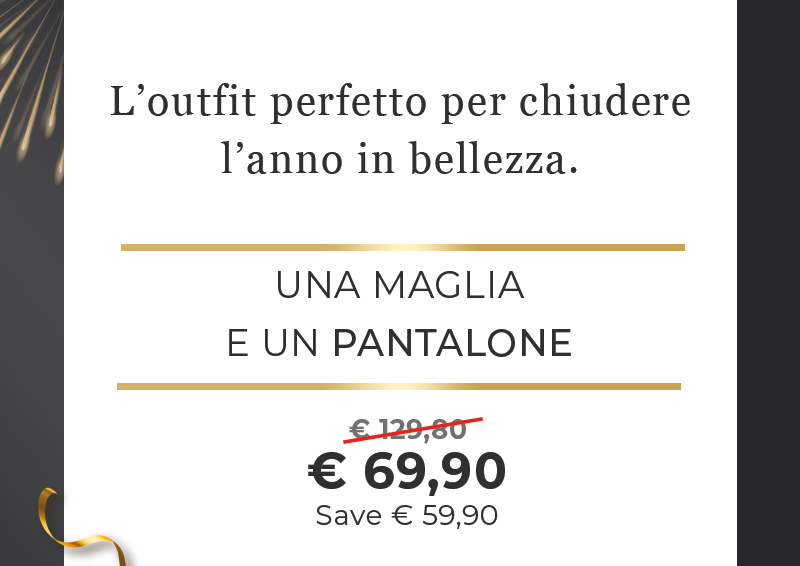 Una maglia e un pantalone a 69,90€