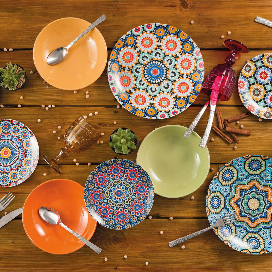 Villa d'Este mise en place servizi da tavola