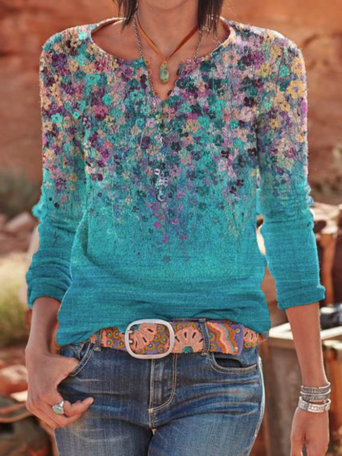 Color-Block Shirts & Tops For...