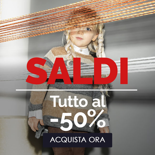 SALDI TUTTO AL -50%
