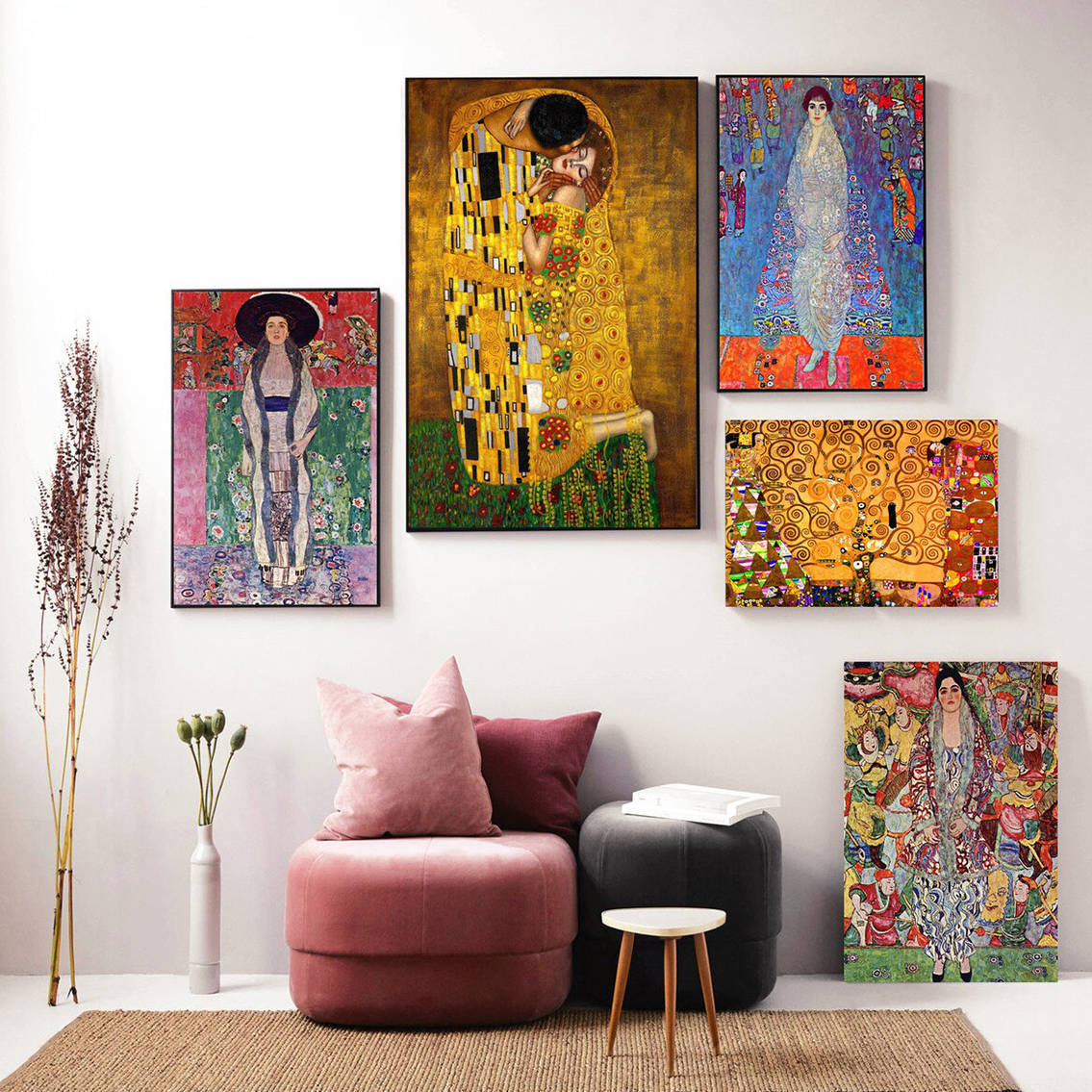 Florence Glass riproduzione di opere d'arte in foglia d'oro su vetro