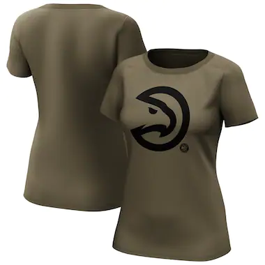 T-shirt con logo preferito di moda firmata Atlanta Hawks Fanatics - Damen