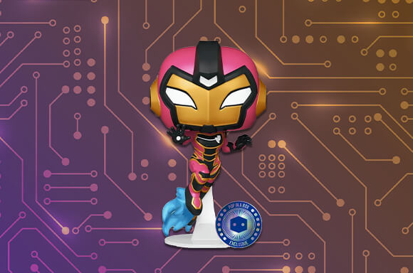 PIAB EXC MARVEL COMICS IRON HEART WITH GITD CHASE FUNKO POP! VINYL