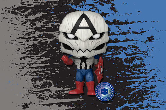 PIAB EXC MARVEL COMICS POISON CAPTAIN AMERICA FUNKO POP! VINYL