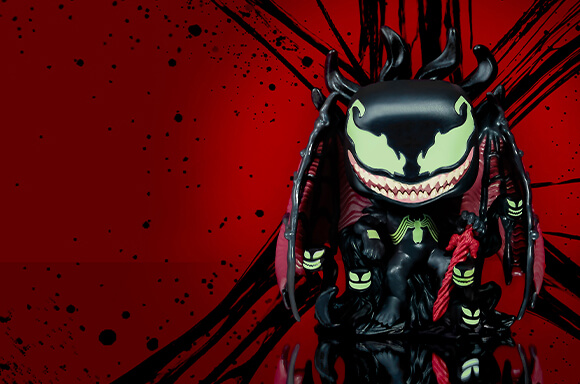 PIAB EXC MARVEL VENOM ON THRONE DELUXE FUNKO POP! VINYL