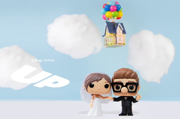 PIAB EXC DISNEY UP ELLIE & CARL WEDDING 2-PACK FUNKO POP! VINYL
