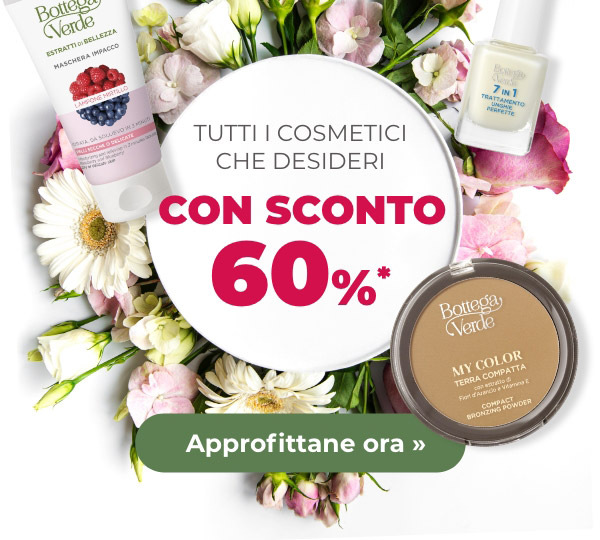 tutti i cosmetici che vuoi con sconto 60%