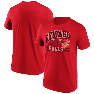 T-shirt con grafica vintage Vibe con marchio Chicago Bulls Fanatics - Uomo