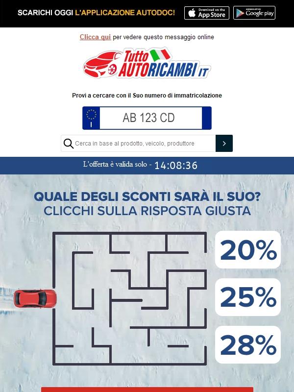 😎🔍 Troverà la via giusta verso il Suo sconto❓