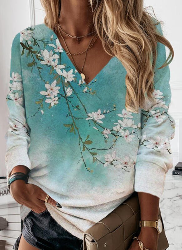 Blends Loosen Sweet Shirts & ...