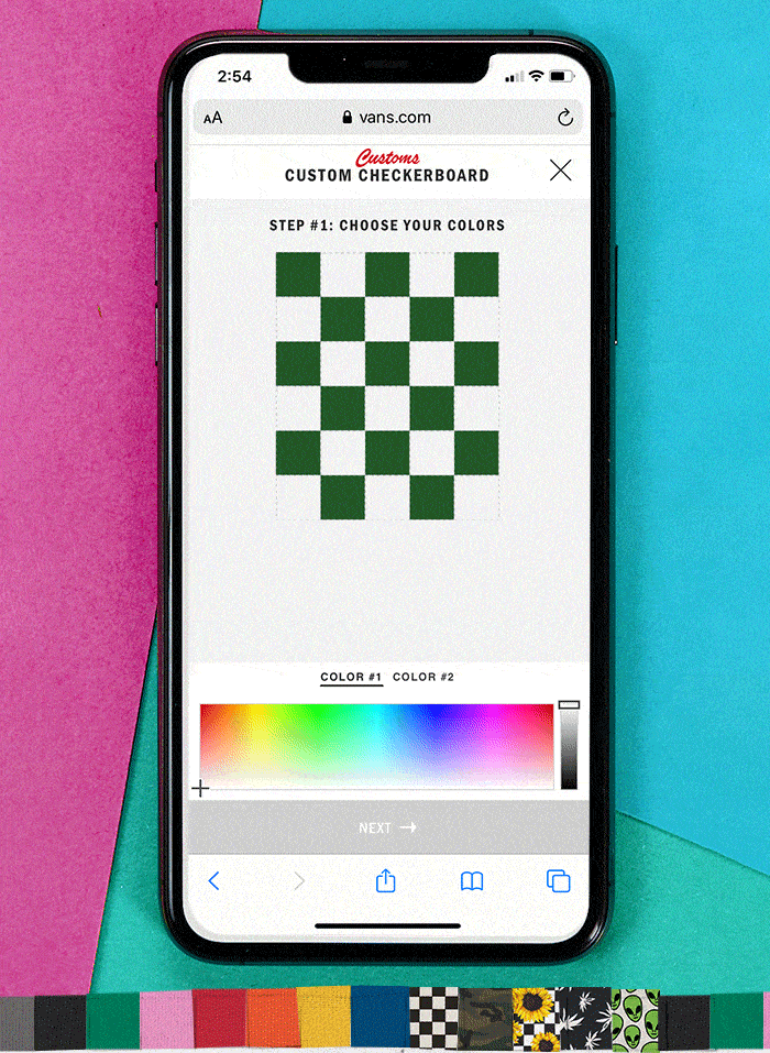 Vans Creative Customs Tool