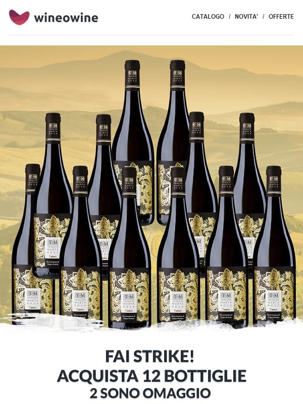 🎳 Fai strike! 2 bottiglie omaggio + spedizione gratis