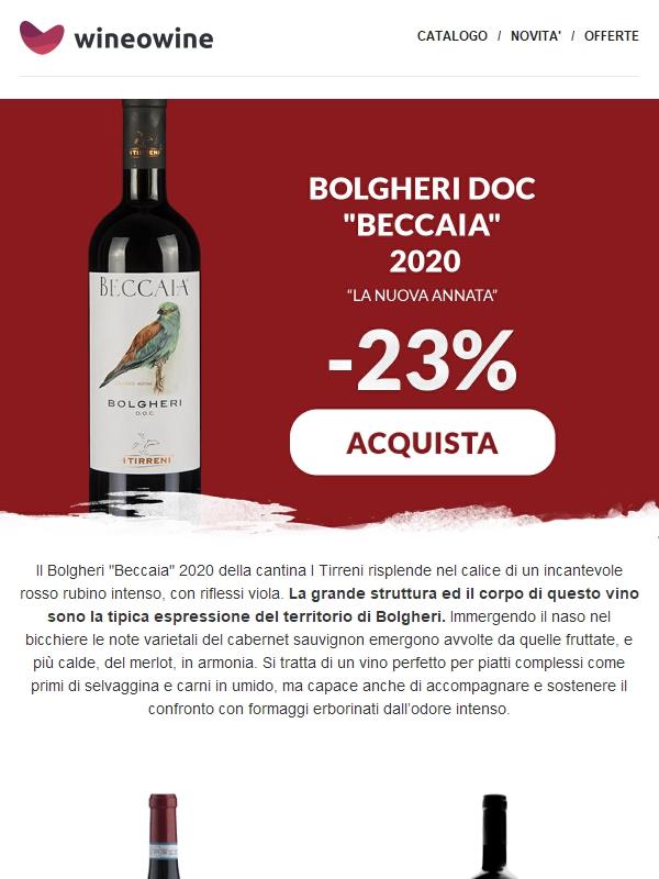 Bolgheri DOC: la nuova annata di I Tirreni