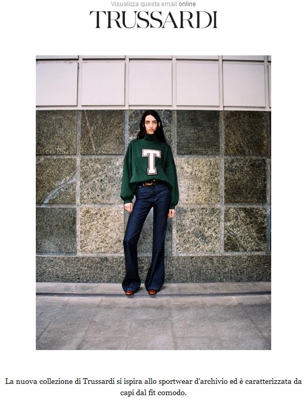 La nuova collezione Trussardi è ora online! | Jekoo
