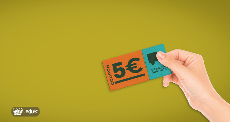 spedizione gratuita da 49€ e coupon da 5€