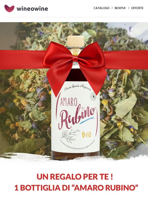 🎁 C'è una bottiglia in regalo per te!