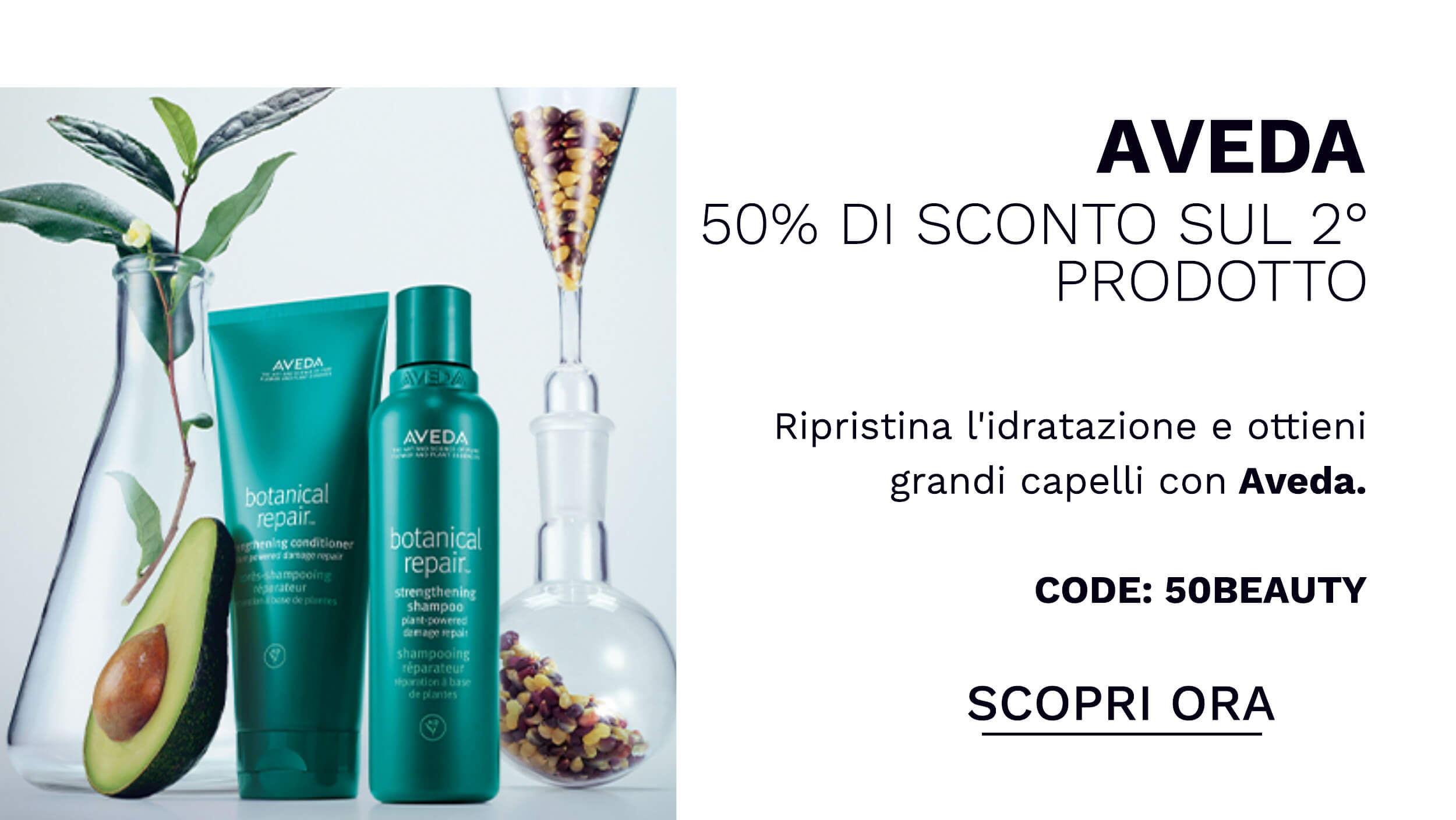 50% di sconto sul 2o prodotto