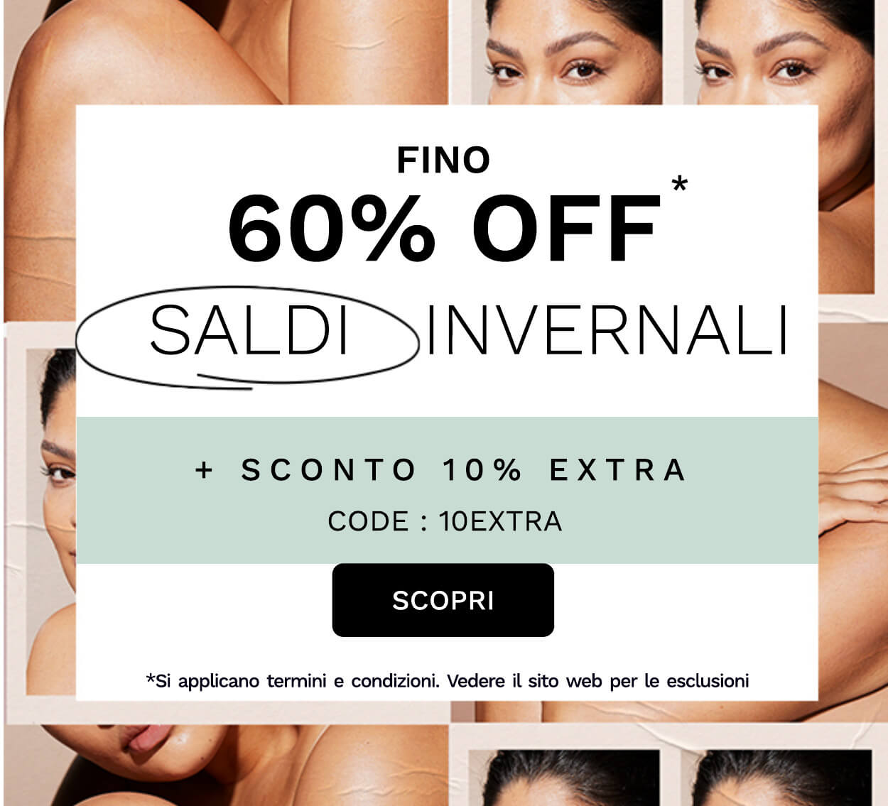 60% rabatt + 10% extra