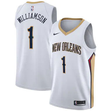 New Orleans Pelicans Nike Association Swingman Jersey - Draft 1st Round Pick - - Mens