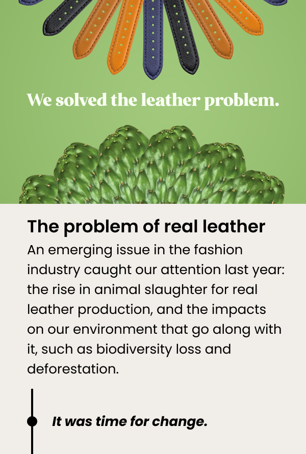 We solved the leather problem.