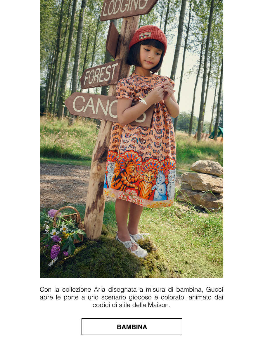L'ultima collezione di Gucci a misura di bambino