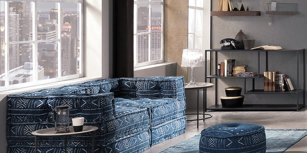 Oreste Luchetta: complementi di arredo, divani componibili, pouf