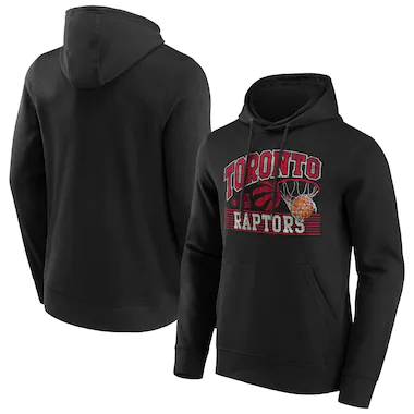 Felpa con cappuccio con logo Vintage Vibe Graphic dei Toronto Raptors Fanatics - Uomo