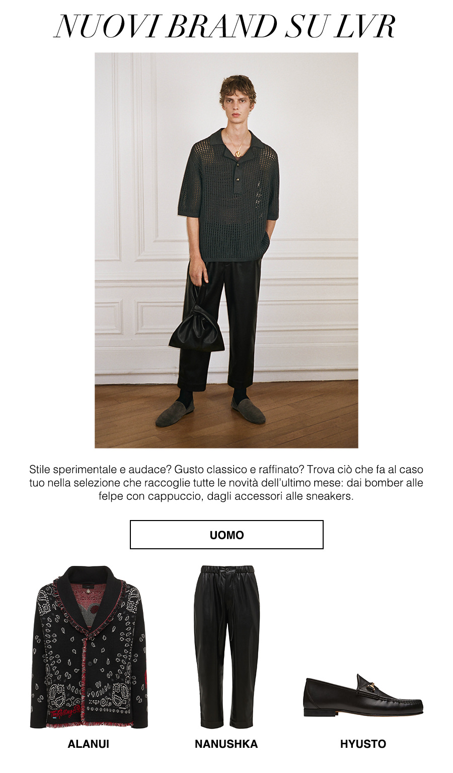 Alanui, Nanushka, Musier Paris e altri