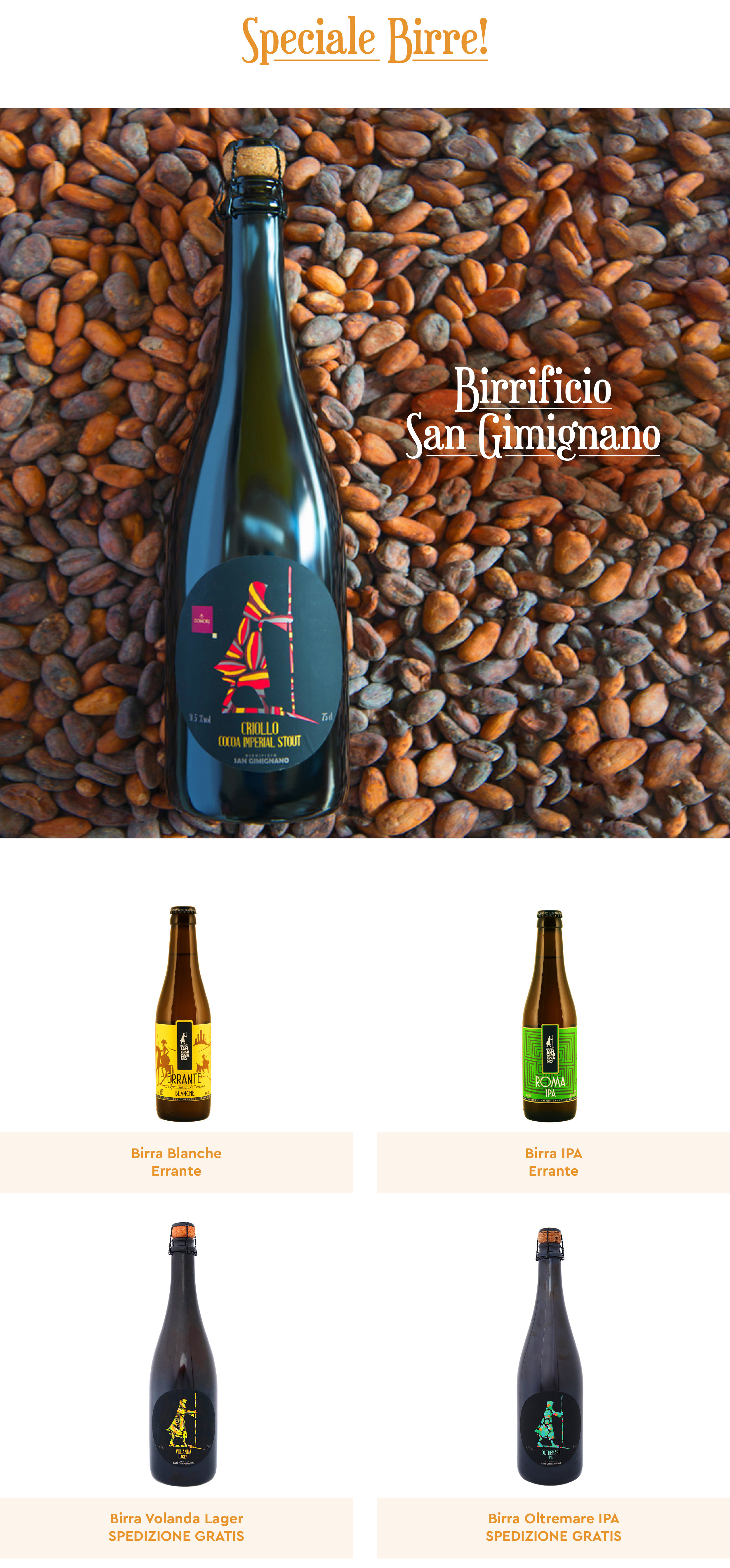 Birrificio San Gimignano birra toscana di qualità.