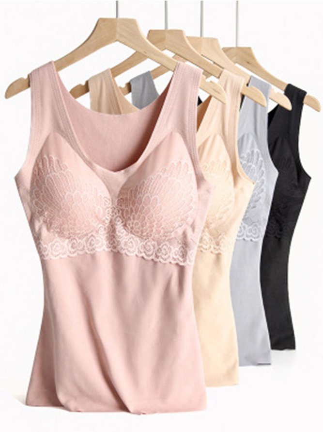 Traceless Gathered Vest Under...