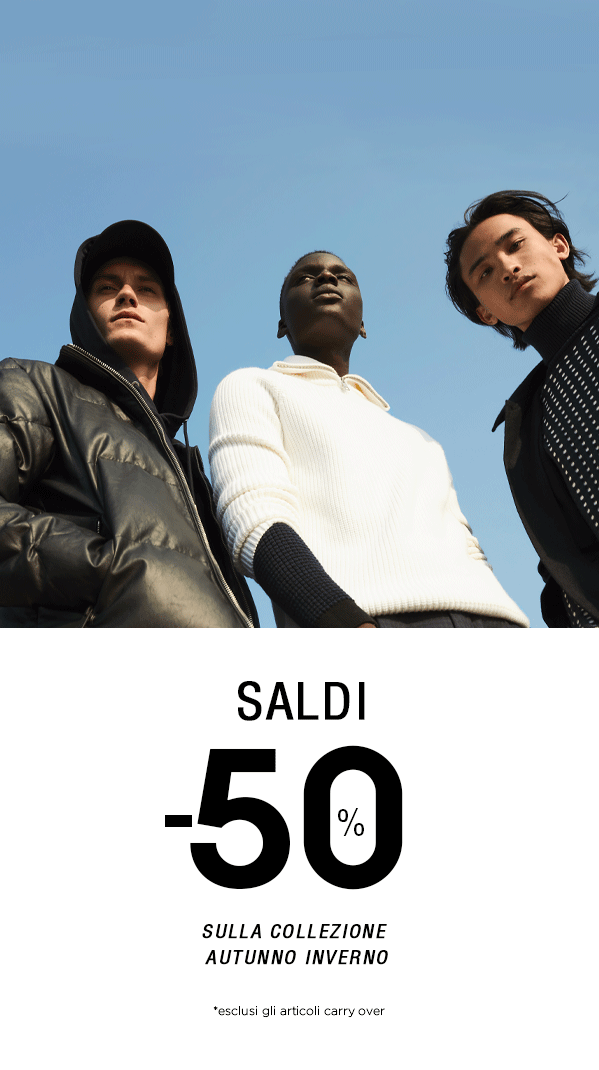 SALDI TUTTO AL 50%