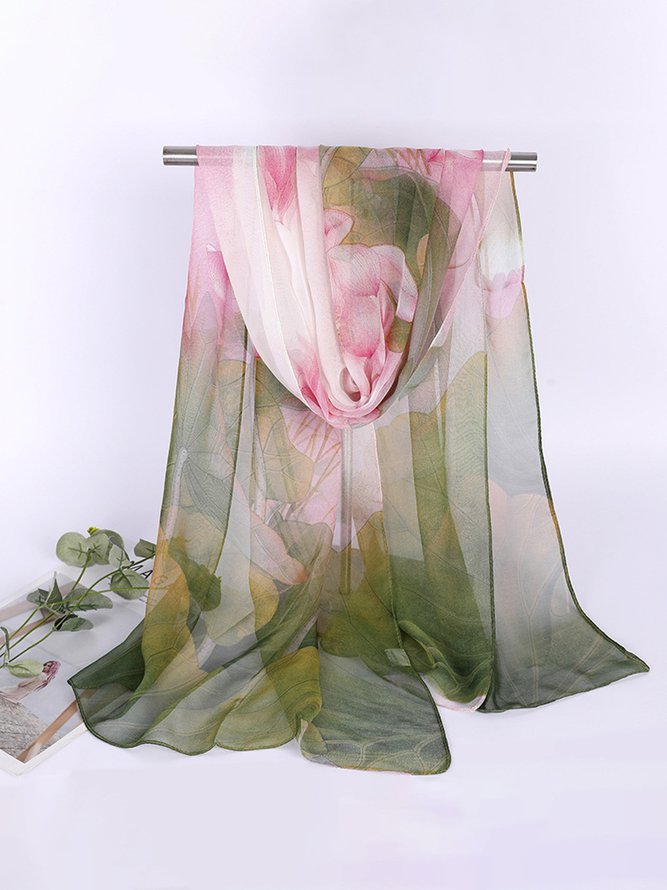 Balinese Plant Flower Silk Sc...