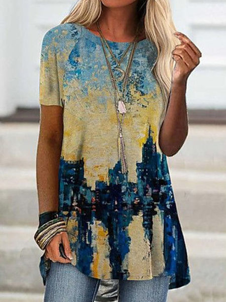 Cotton Blends Abstract Shirts...