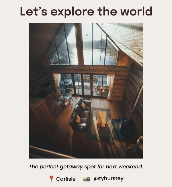 Let's explore the world.