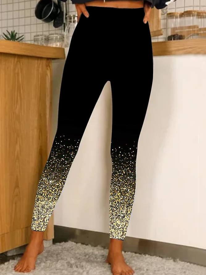 glittering high stretch print...