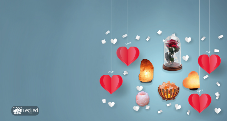 ultime ore: lampade di sale himalayano e teca con rosa al -40%