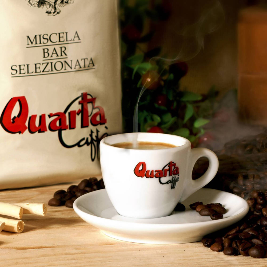 Quarta Caffè espresso, decaffeinato e cialde compatibili