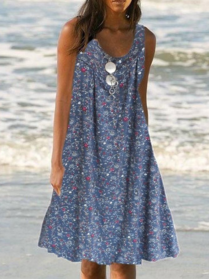 Beach Women Summer Midi Dress...