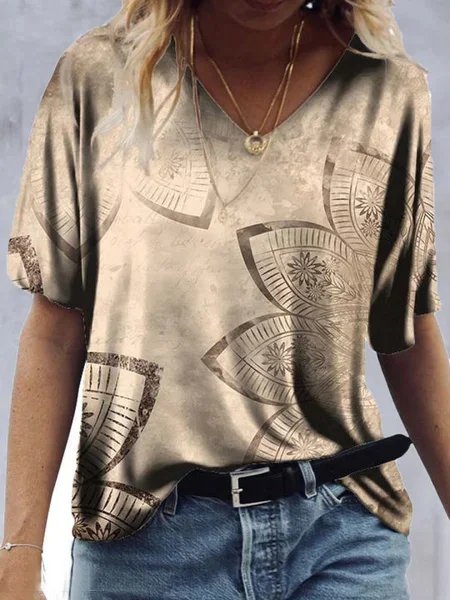 Loosen Cotton Blends Shirts &...