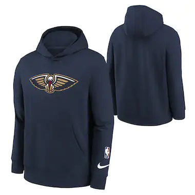Felpa con cappuccio in pile con logo Nike Essential di New Orleans Pelicans - gioventù