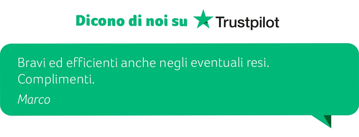 Dicono di noi su Trustpilot