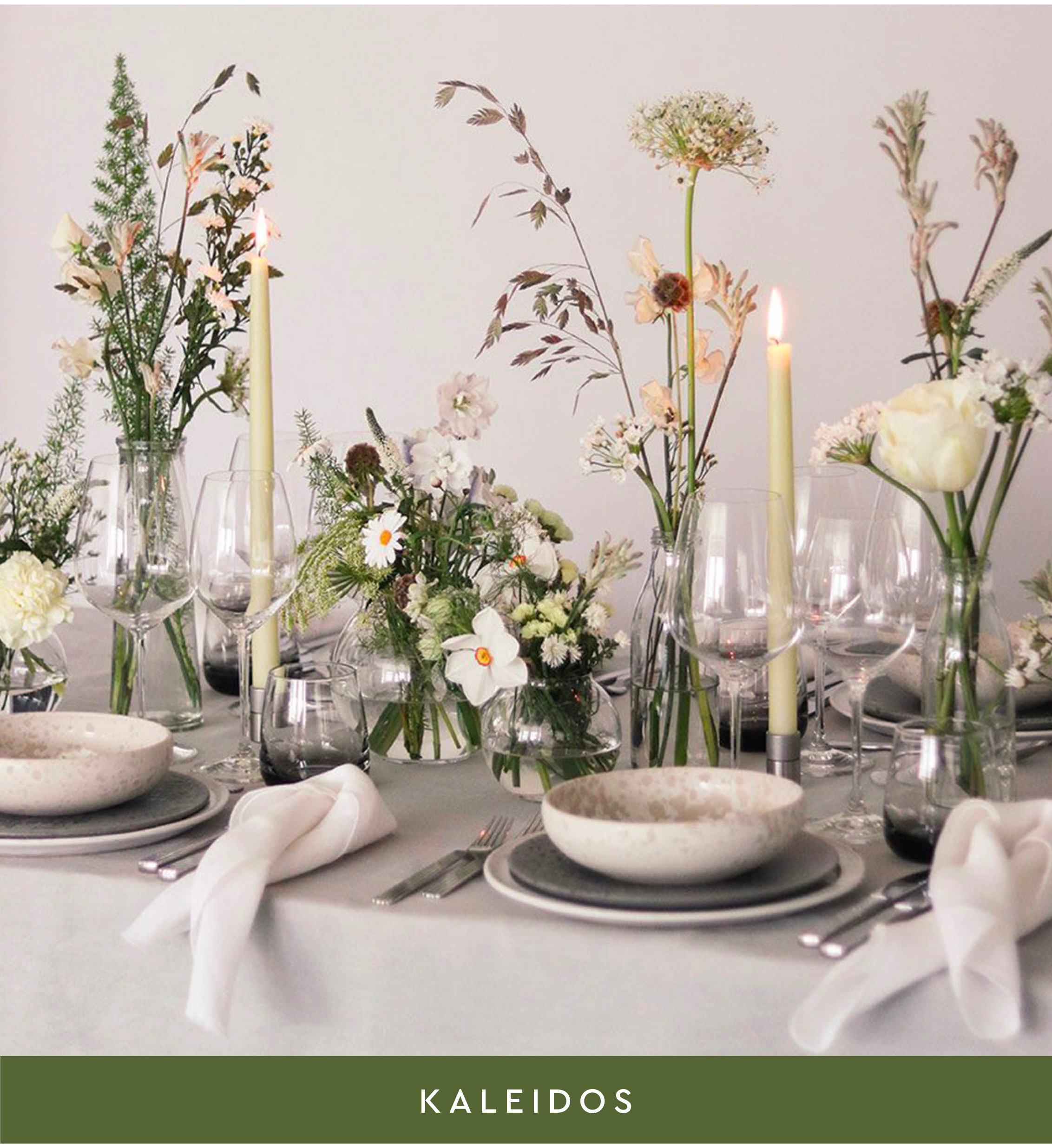 Kaleidos, piatti ed articoli per la tavola colorati online