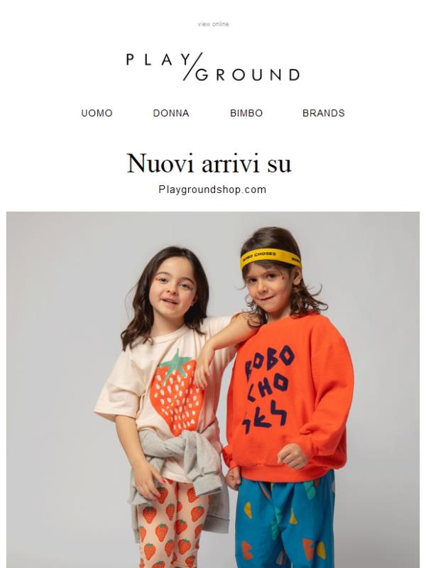 PLAYGROUND | Nuovi arrivi Primavera Estate