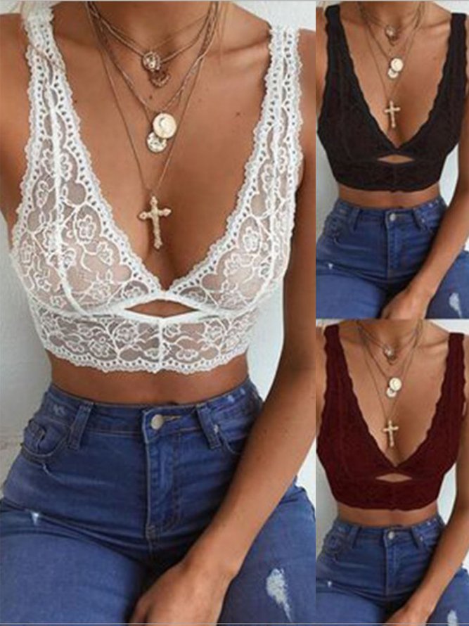 Ultra-thin Deep V Bra Plus Si...