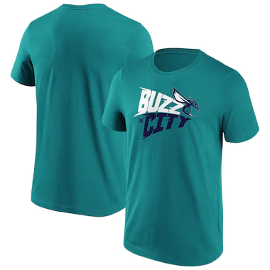 T-shirt con grafica iconica della città natale di Charlotte Hornets Fanatics - Uomo