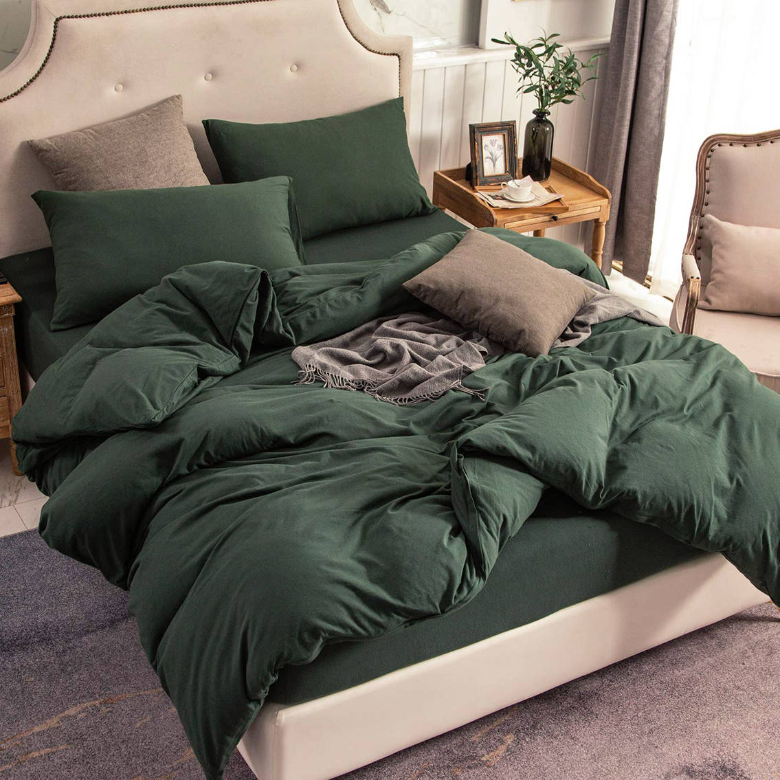 Selezione cotone lenzuola e biancheria per la casa Made in Italy