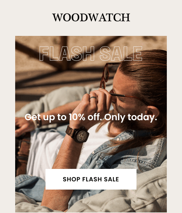 Flash Sale — Get up  to 10% off. Only today.