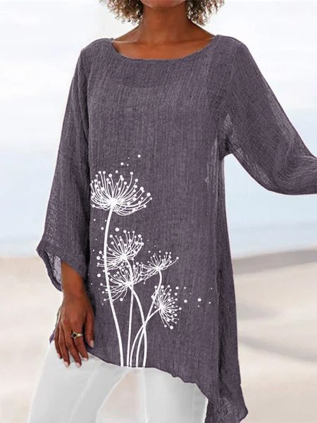 Printed Long Sleeve Shirts & ...